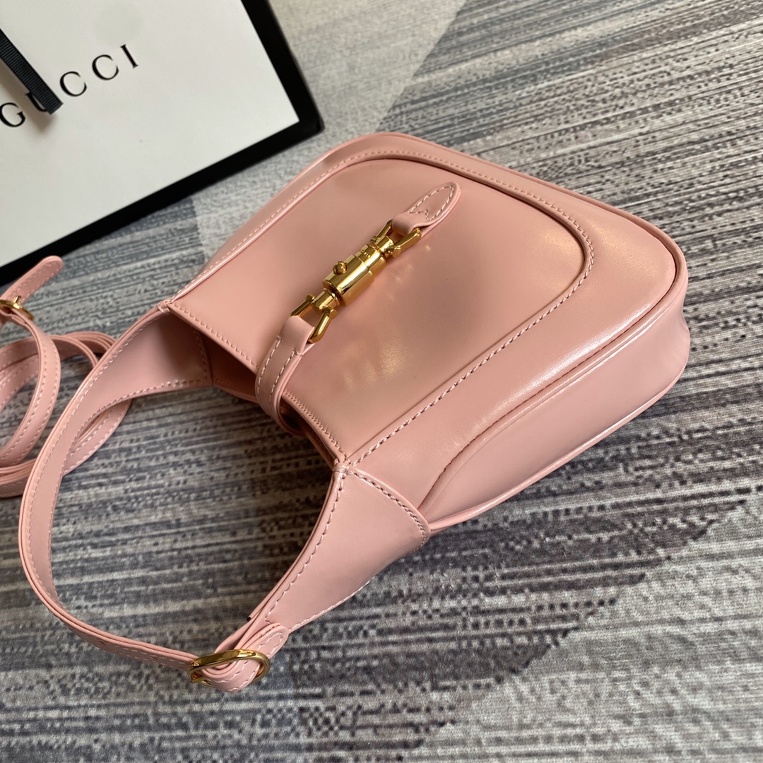 Gucci Jackie 1961 Mini Shoulder Bag 637091 Light pink